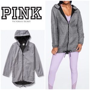 NWOT PINK Victoria's Secret FullZip Anorak Jacket